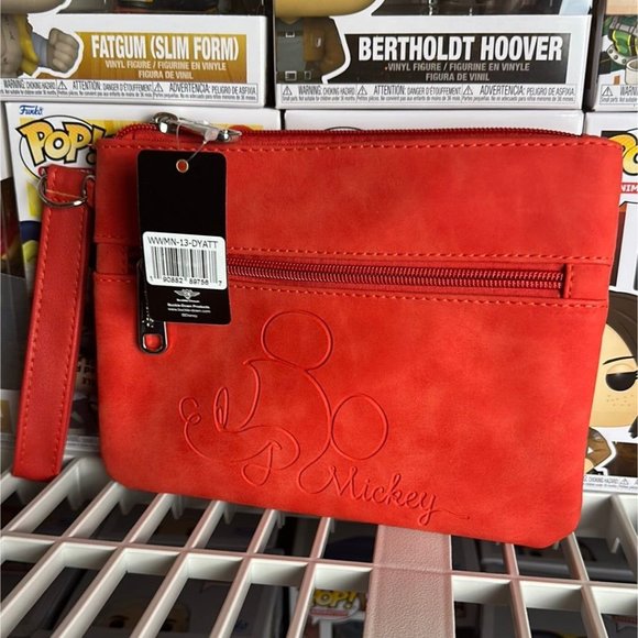 Buckle Down Disney Mickey Mouse Double Pocket Wristlet - Picture 5 of 6